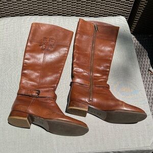 Tory Burch leather riding boots size 8